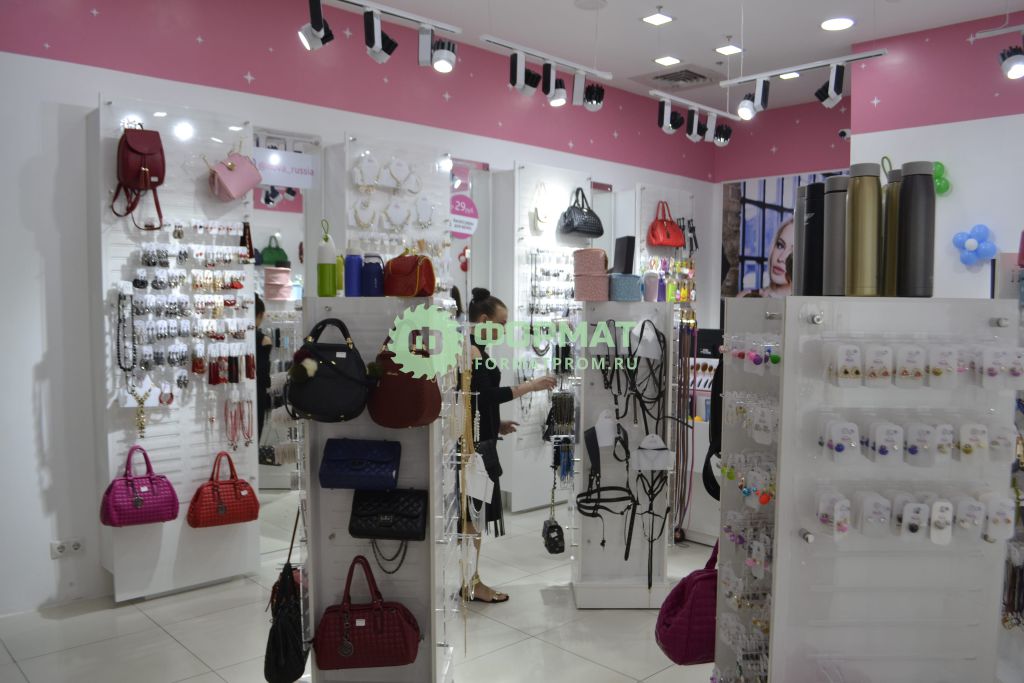 Производство торгового оборудования для магазина бижутерии 