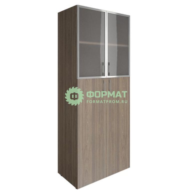 Изображение товара Шкаф комбинированный, со стеклом в алюминиевой раме LT-ST 1.7R