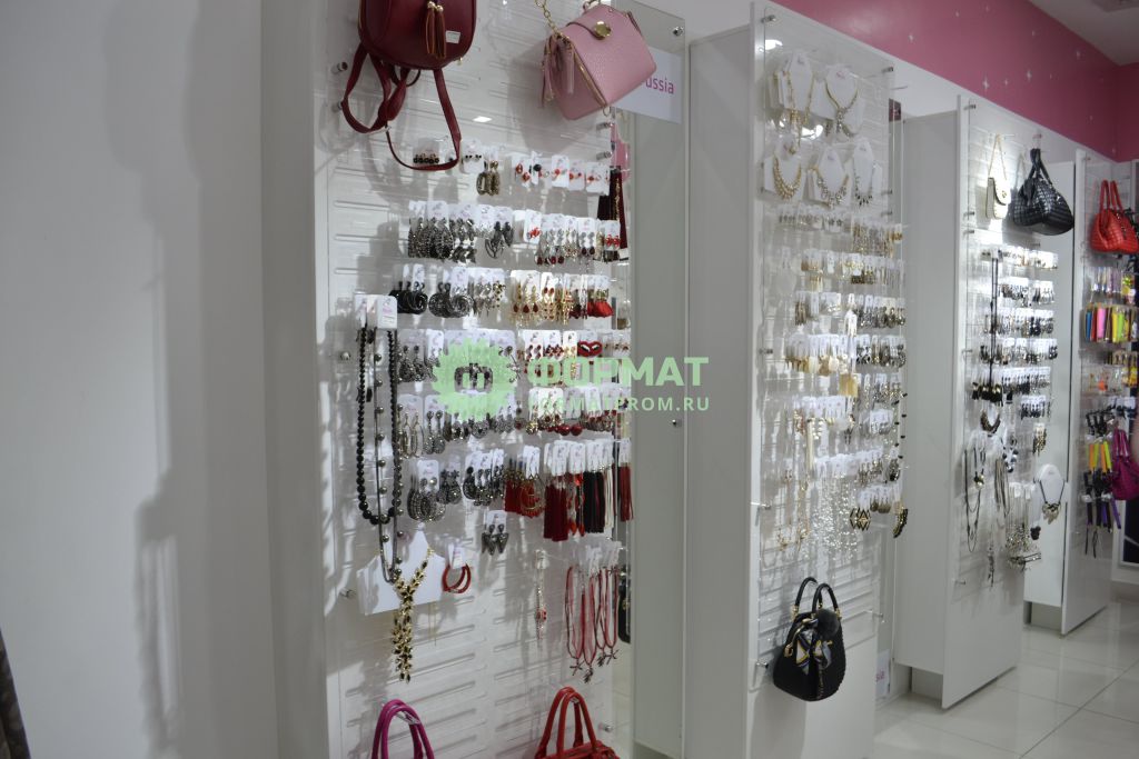 Производство торгового оборудования для магазина бижутерии 