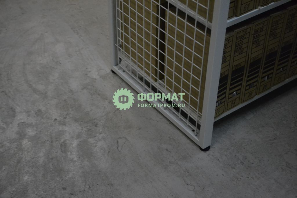 Производство металлических стеллажей для архива пенсионного фонда