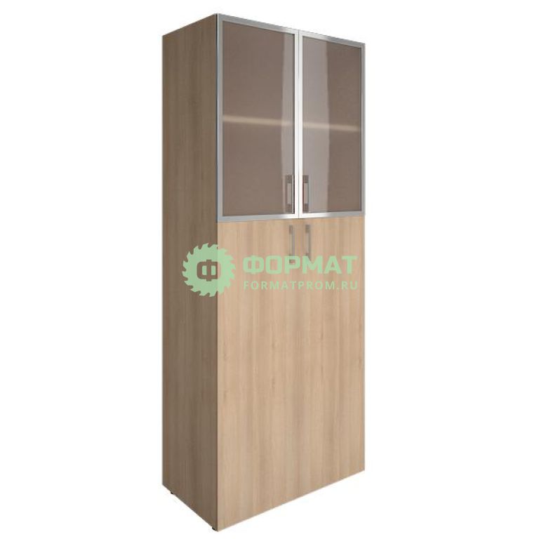 Изображение товара Шкаф комбинированный, со стеклом в алюминиевой раме LT-ST 1.7R