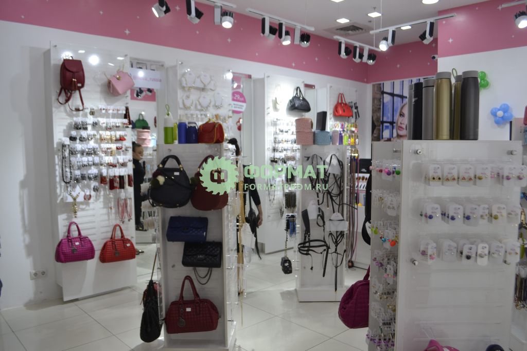 Производство торгового оборудования для магазина бижутерии 