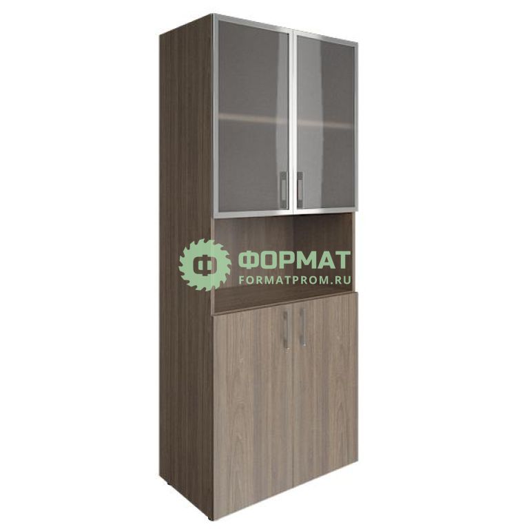 Изображение товара Шкаф комбинированный, со стеклом в алюминиевой раме LT-ST 1.4R